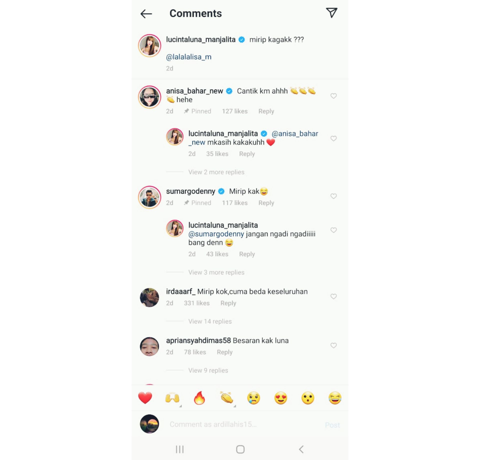 Komentar netizen terkait dandanan Lucinta Luna yang mengikuti personil BLACKPINK