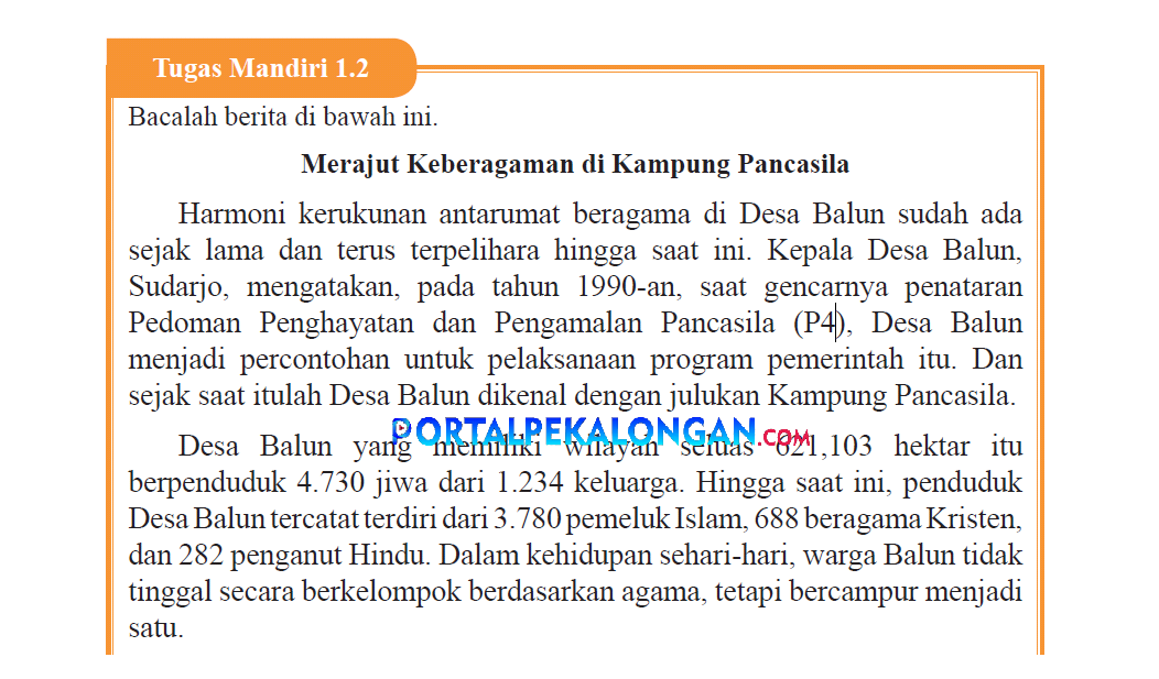 Apa Yang Melatarbelakangi Terbentuknya Kampung Pancasila