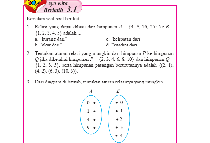 KUNCI JAWABAN Matematika Kelas 8 Halaman 86 87 88 Semester 1 Ayo Kita ...