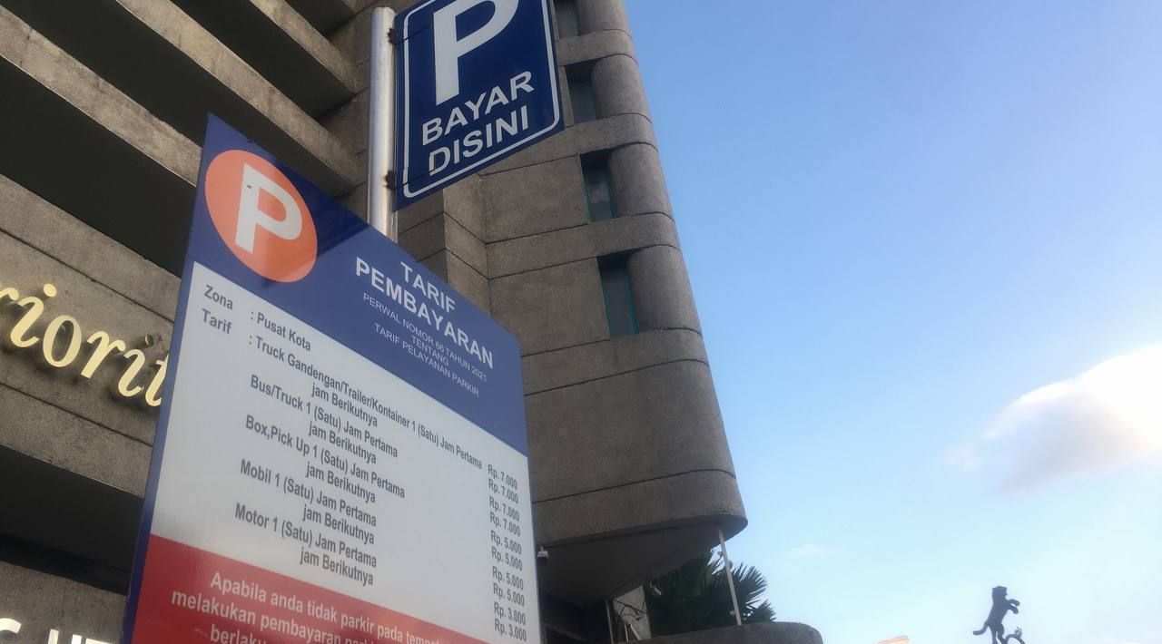 Tarif Parkir Di Bandung Naik Mulai Hari Ini, Cek Harga Terbarunya