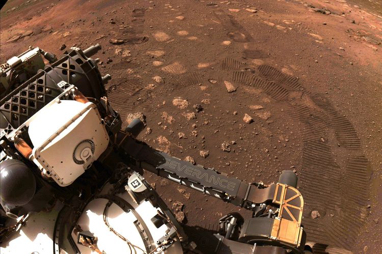 The Nasa Perseverence Explorer Robot Has Been on a Test Drive on Mars