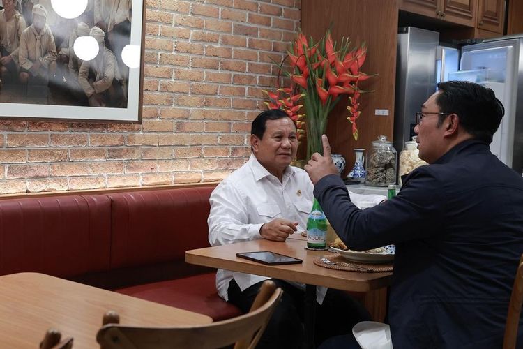 Prabowo Subainto Terima Kunjungan Ridwan Kamil, Banjir Dukungan untuk Jadi Pasangan di Pilpres 2024