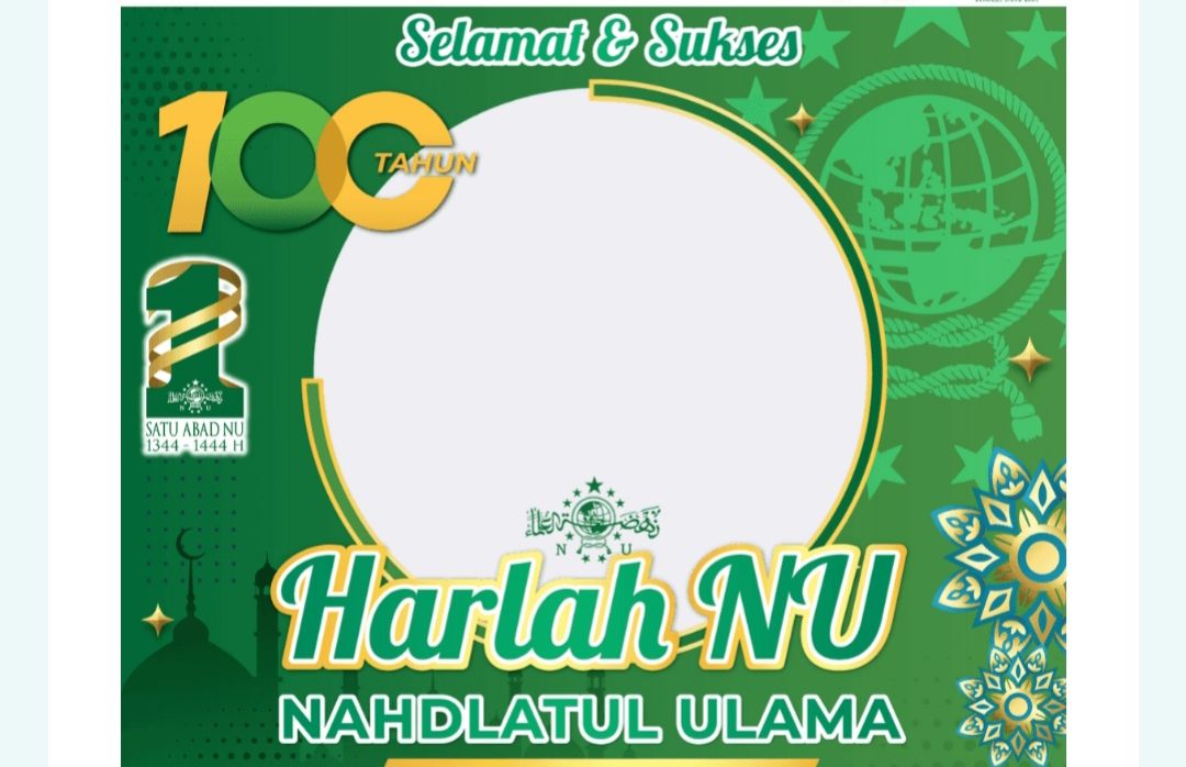 Simak link twibbon 1 abad NU 2023 terbaru.