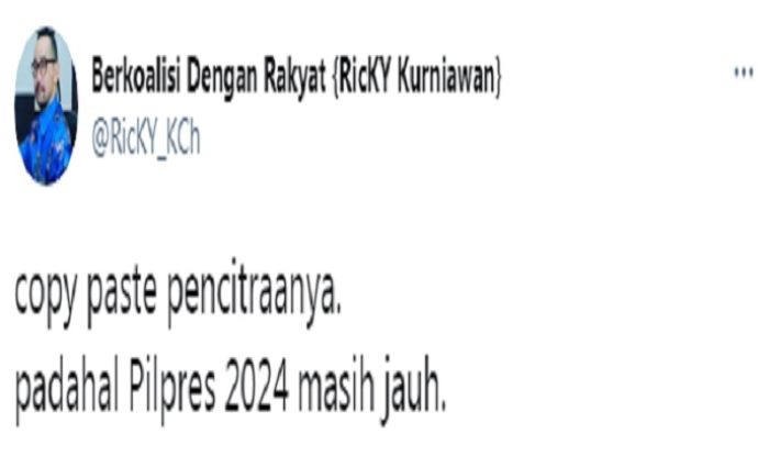 Cuitan Ricky Kurniawan.