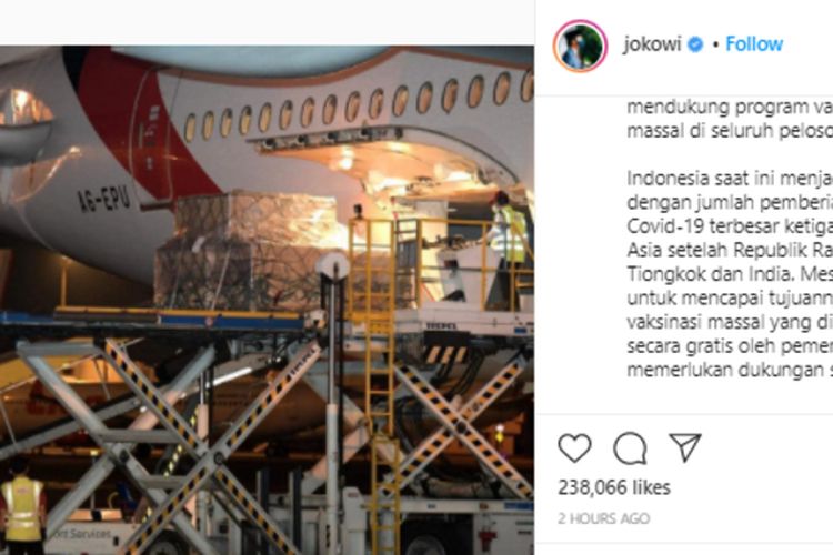 Presiden Jokowi Sebut Indonesia Jadi Negara Ke-3 Dengan Pemberian ...