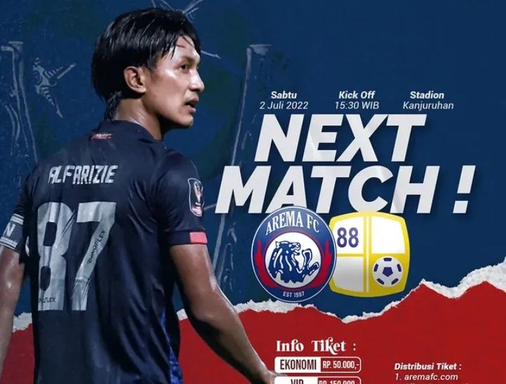 Live Streaming Indosiar, Siaran Langsung Arema FC vs Barito Putera di