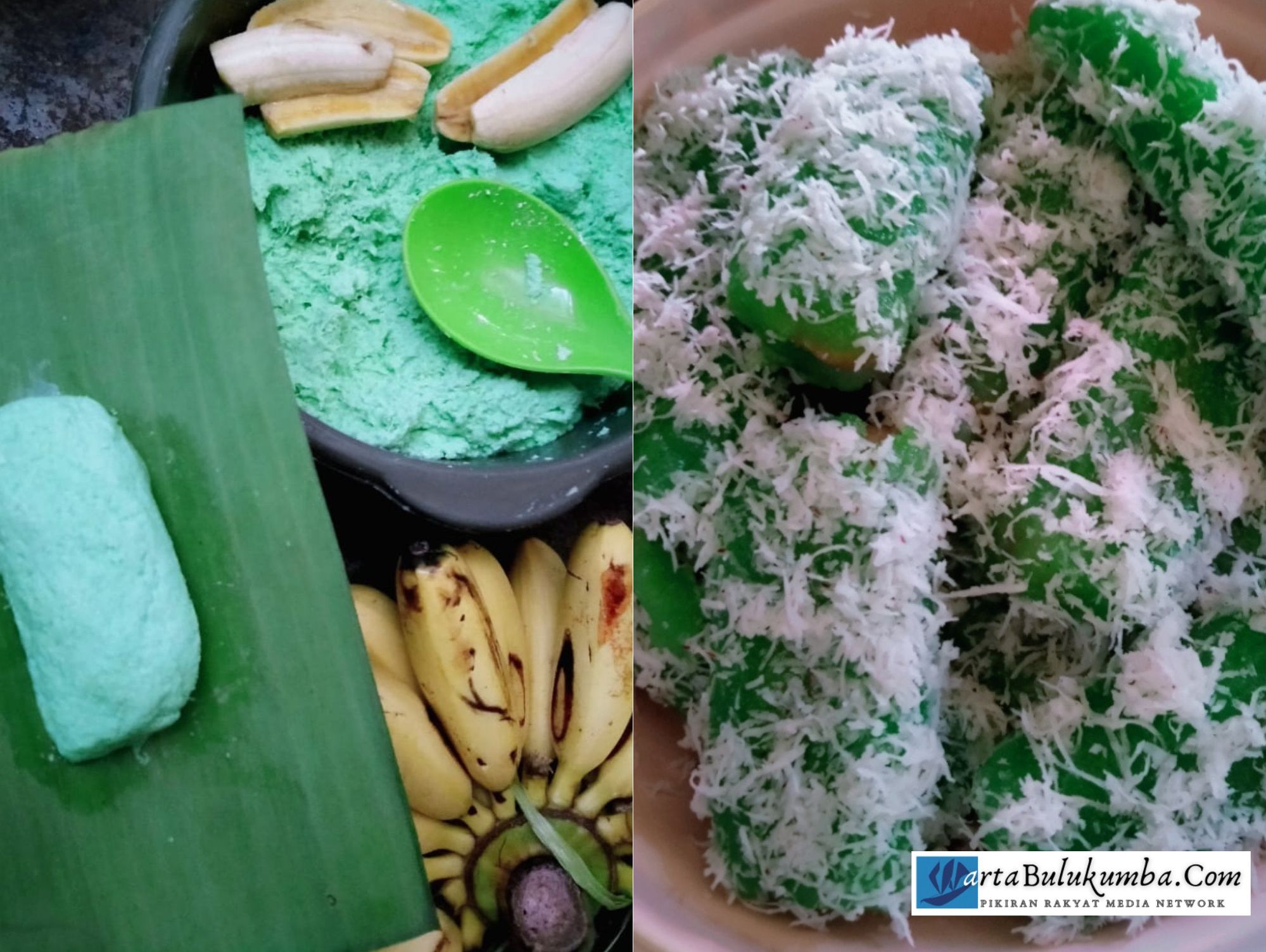 Kue kalimbu khas Bugis Makassar yang mudah ditemukan di Desa Salassae, Kecamatan Bulukumpa, Kabupaten Bulukumba, Sulsel.
