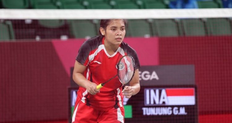 Gregoria Mariska Tunjung atlet putri  tunggal badminton Indonesia