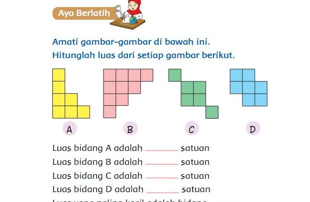 Kunci Jawaban Matematika Kelas 3 Buku Tema 7 K13 Halaman 11 Menghitung Luas Ringtimes Bali