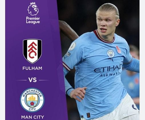 Simak informasi jadwal tayang Fulham vs Manchester City Liga Inggris malam ini
