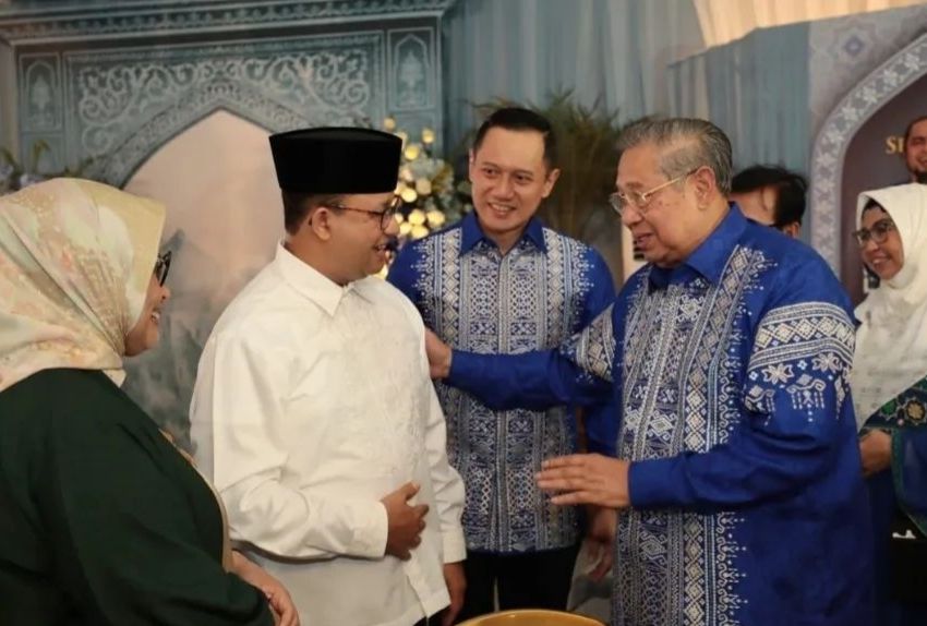  Momen Anies Baswedan Bersilaturahmi dengan SBY.