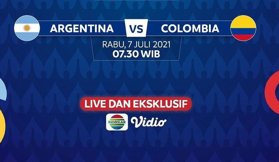 Siaran Langsung Semifinal Copa America 2021 Rabu 7 Juli 2021 Argentina Vs Kolombia Live Indosiar Vidio Literasi News