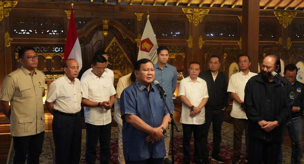 Prabowo dan Surya Paloh bertemu di Hambalang