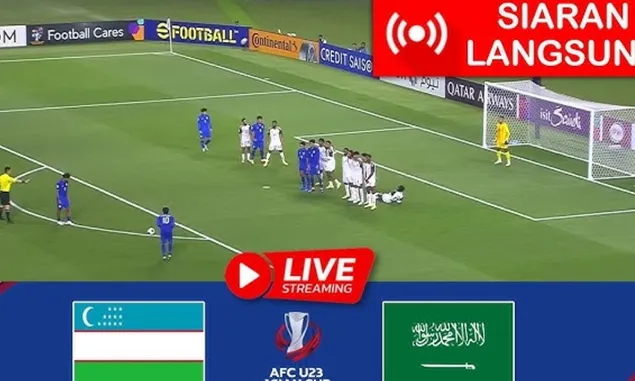 SEDANG BERLANGSUNG, Link Live Streaming Uzbekistan vs Arab Saudi, Lawan Indonesia di Semifinal Piala Asia 2024