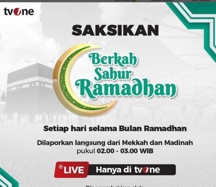 Jadwal Acara TV Hari ini di tvOne Jumat, 24 Maret 2022 Ada Perempuan Bicara, Telusur dan Ngopi