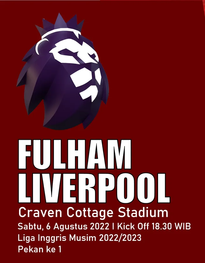 Link Live Streaming Fulham Vs Liverpool Pertandingan Liga Inggris Musim