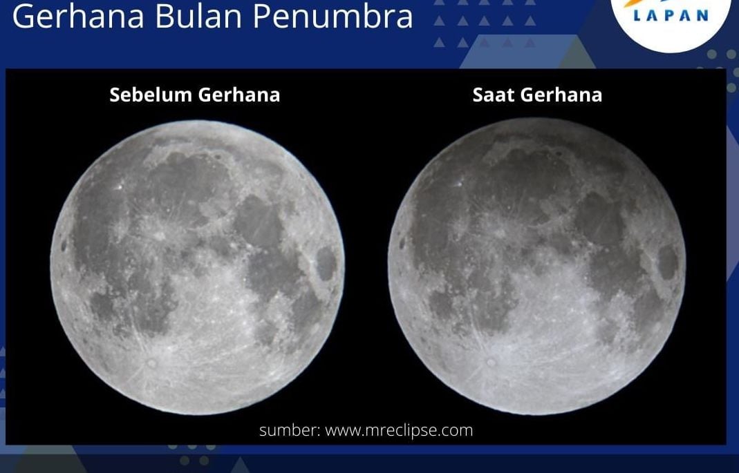 Siap Siap Langit Indonesia Tengah Malam Nanti Diwarnai Gerhana Bulan Penumbra Portal Jember