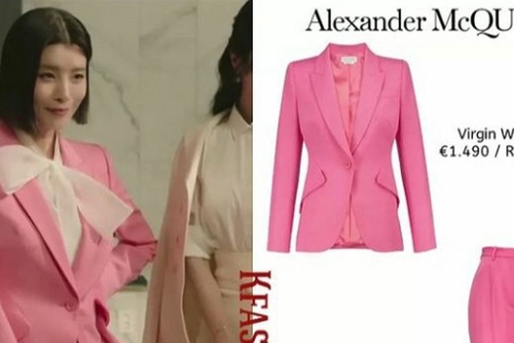 Gaya ala Aktris Korea Selatan Pakai Blazer, Rekomendasi Office Look Kamu!