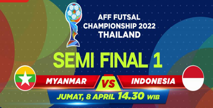 HASIL Skor Futsal Indonesia Vs Myanmar Semifinal Piala AFF Futsal 2022 ...