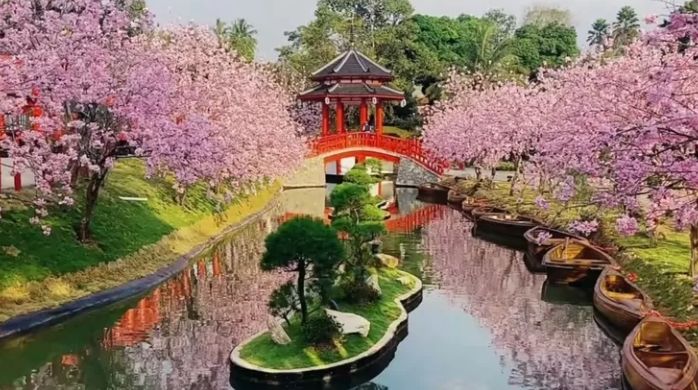wisata khas Jepang MiniMania di Puncak Bogor/YouTube Liburan Setitik
