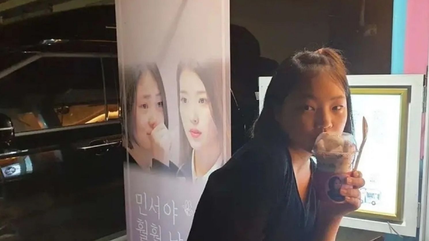 IU Kirim Truk Kopi Untuk Aktris Cilik Kim Minseo Bintang Drakor Hometown Cha-cha-cha