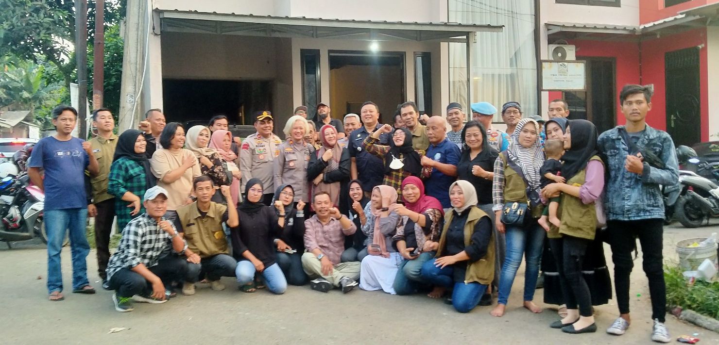 Masyarakat Pejuang Bogor (MPB) memperingati acara HUT atau Milad ke-7 MPB di Perum Pura Tajurhalang, Bogor, pada Selasa 19 Desember 2023.