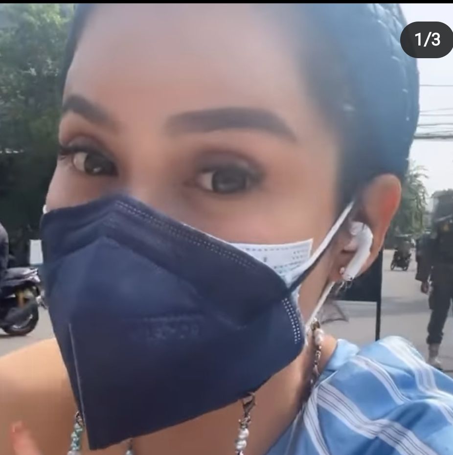 Viral Video Devi Demplon Tak Pakai Masker di Dalam Mobil Didenda 250