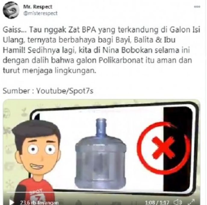 HATI-HATI, BPA Ternyata Berbahaya, Bagi Anak, Ini Cara Memastikan Botol ...