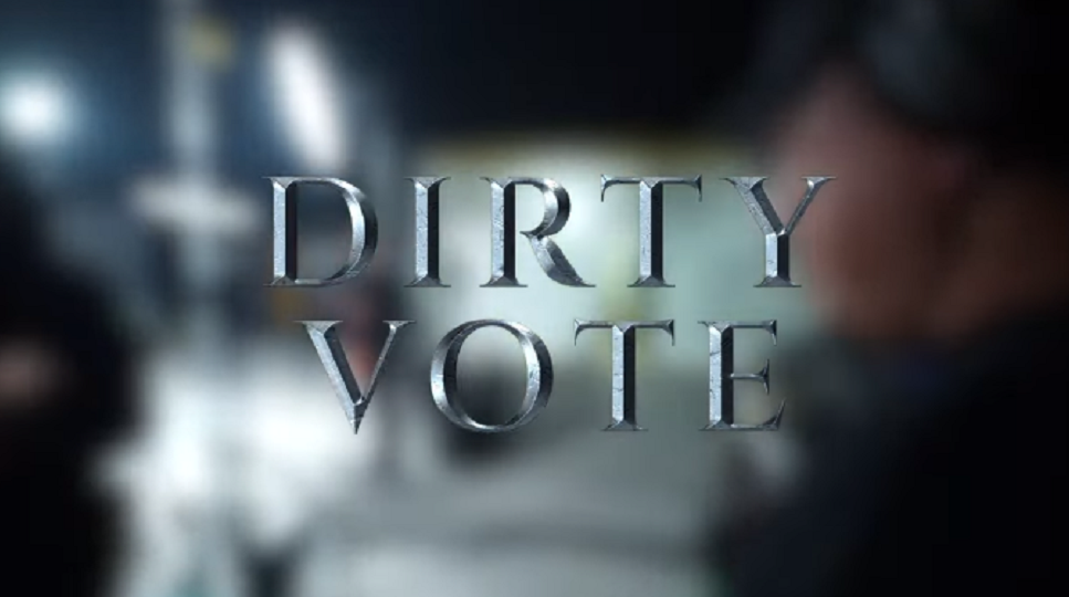 Poster film Dirty Vote.
