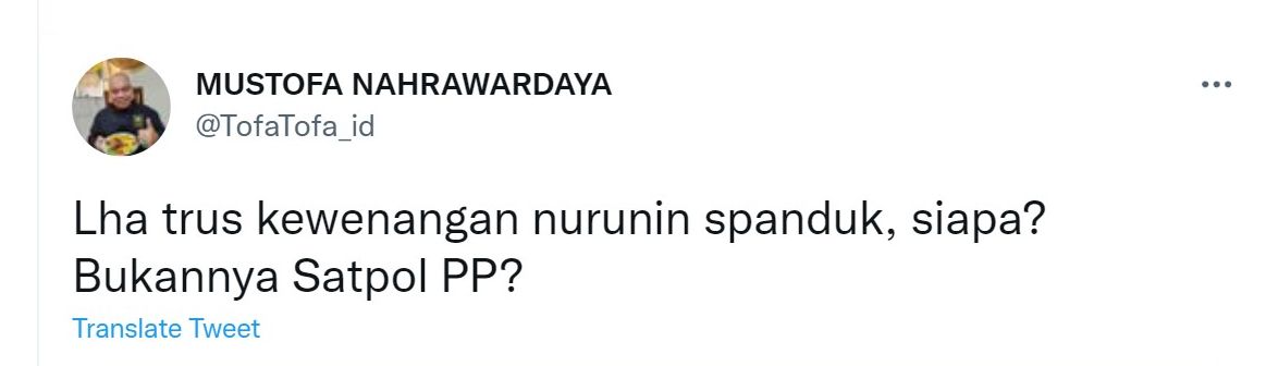 Mustofa Nahrawardaya menanggapi pernyataan KSAD Dudung yang menyebut dirinya tak punya kewenangan mengejar KKB Papua.*