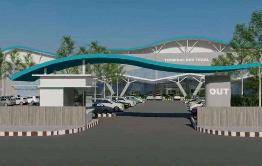 Wajah baru terminal Kota Tegal yang mulai direvitalisasi