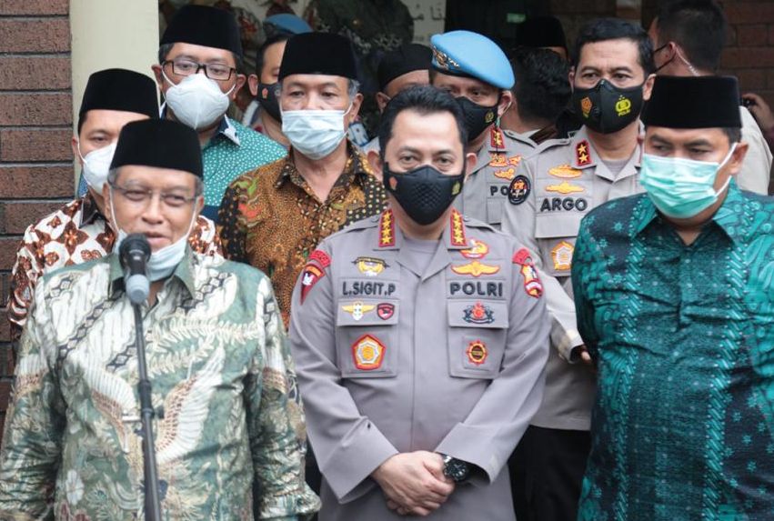 Kapori Jendral Listyo Sigit Prabowo dan Ketua Umum PB NU Said Aqil Siradj.