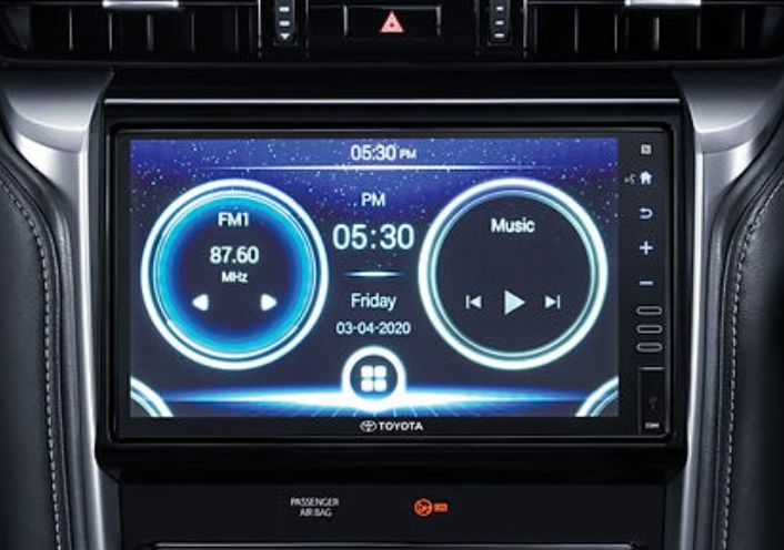 Audio interior Toyota Fortuner 2023 -f/istimewa