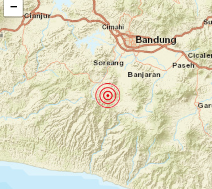 Gempa Banten Hingga Bandung 15 November 2020