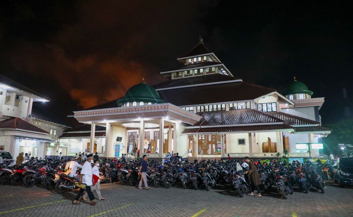 Masjid Agung Darussalam di Kabupaten Cilacap, Provinsi Jawa Tengah./jatengprov.go.id