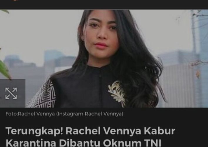 Terungkap Oknum Tni Berinisial Fs Diduga Membantu Rachel Vennya Kabur Dari Karantina Di Wisma Atlet Salatigaterkini Com<script async src=