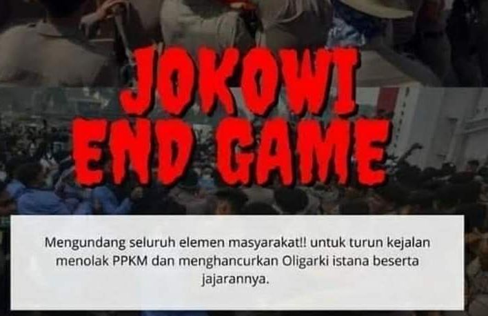 Poster Jokowi End Game 