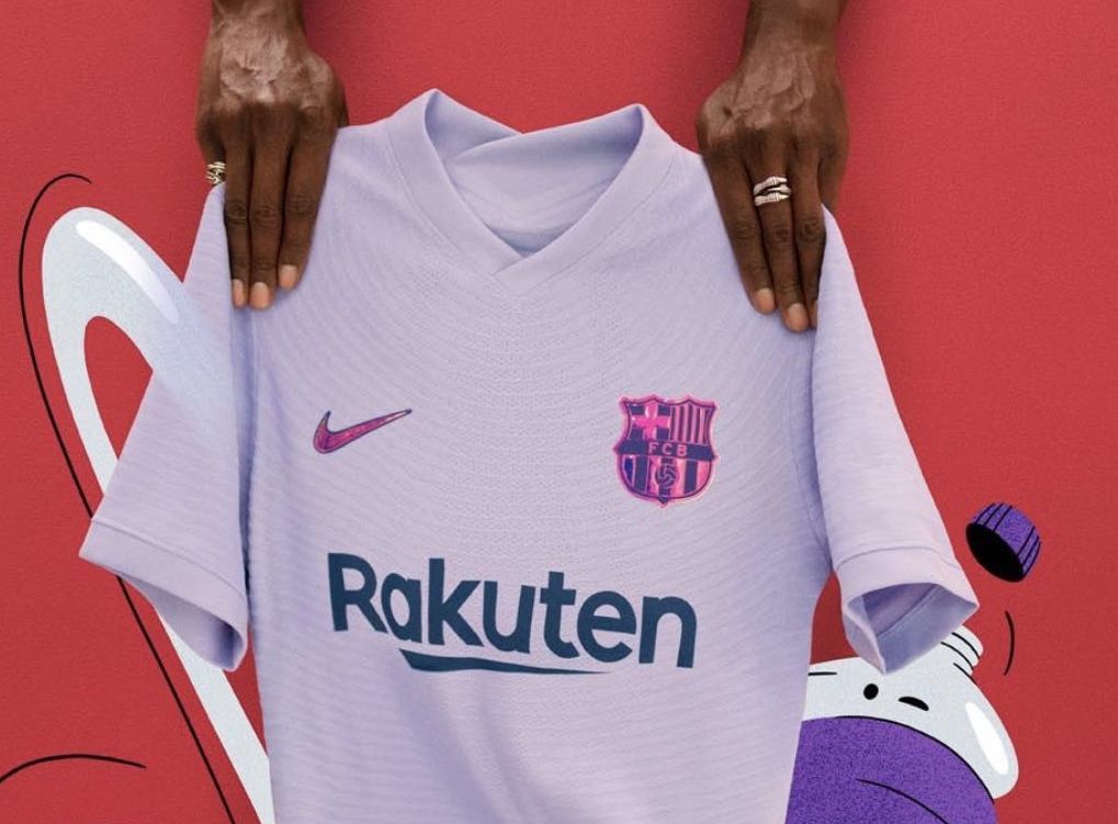 Barcelona resmi perkenalkan kostum tandang terbaru untuk musim 2021/22.