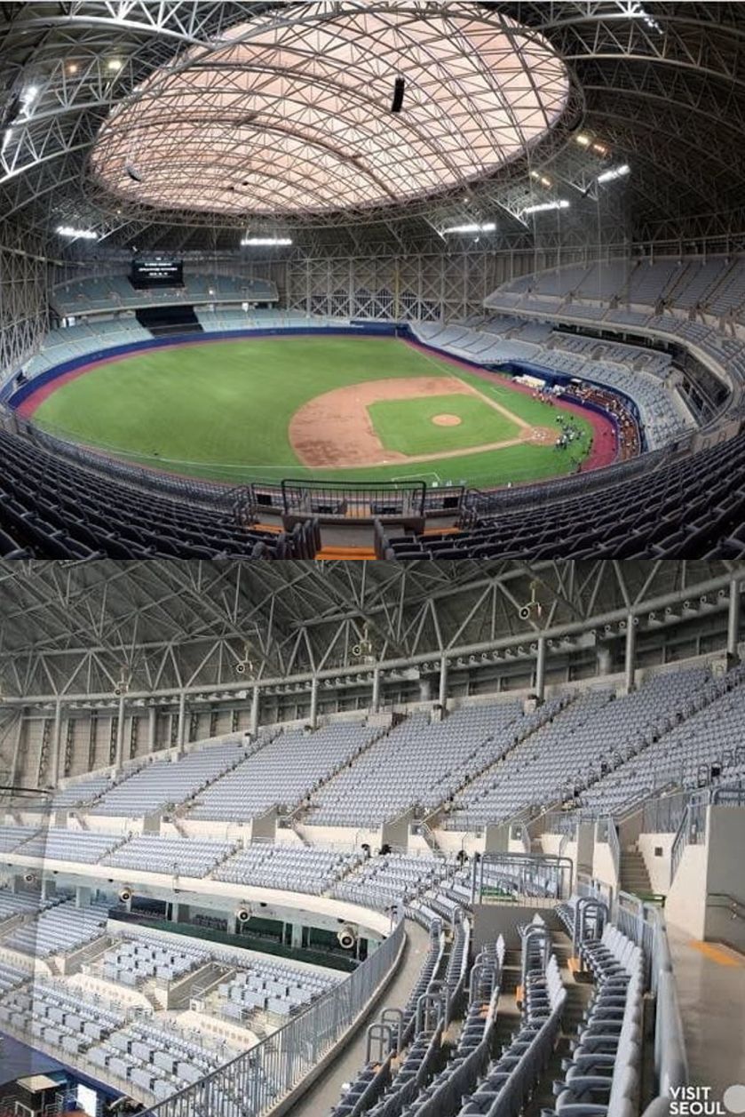 Gocheok Sky Dome, Seoul memiliki kapasitas yang lebih besar dibanding venue...