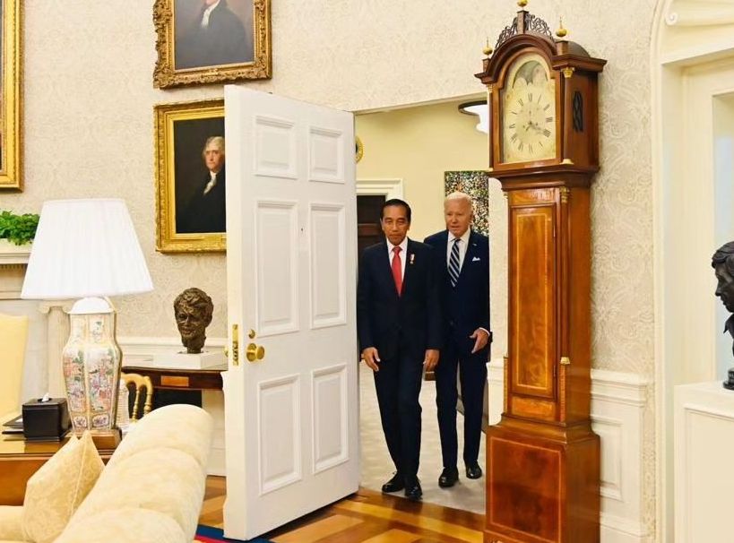 Jokow bertemu Joe Biden di Washington DC