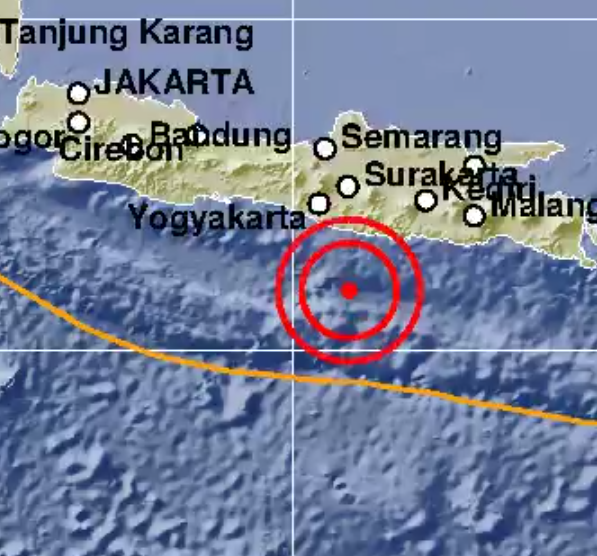 Gempa Bumi Skala 5 Di Pacitan Jawa Timur Dini Hari Bmkg Terasa Hingga 15 Wilayah Sampai Yogyakarta Portal Jember