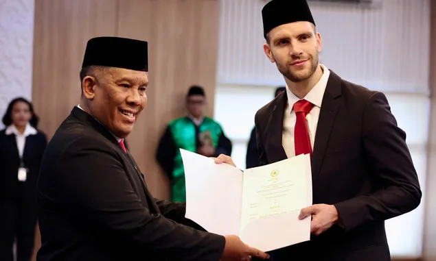 Resmi Jadi WNI dan Siap Bela Timnas Indonesia, Maarten Paes: Saya Ingin Jadi Teladan!