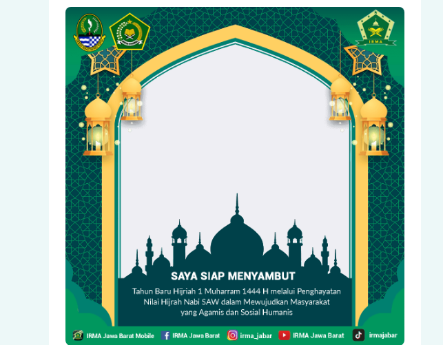 25 Link Twibbon Gratis Tahun Baru Islam 2022, 1 Muharram 1444 Hijriyah ...