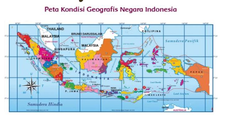 Simaklah pembahasan kunci jawaban tema 1 kelas 5 halaman 27, luas dan letak wilayah Indonesia berdasarkan peta terlengkap 2022.