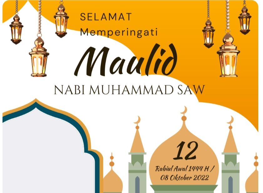 Ilustrasi. Peringatan Maulid Nabi Muhammad SAW 8 Oktober 2022 M 12 Rabiul Awal.
