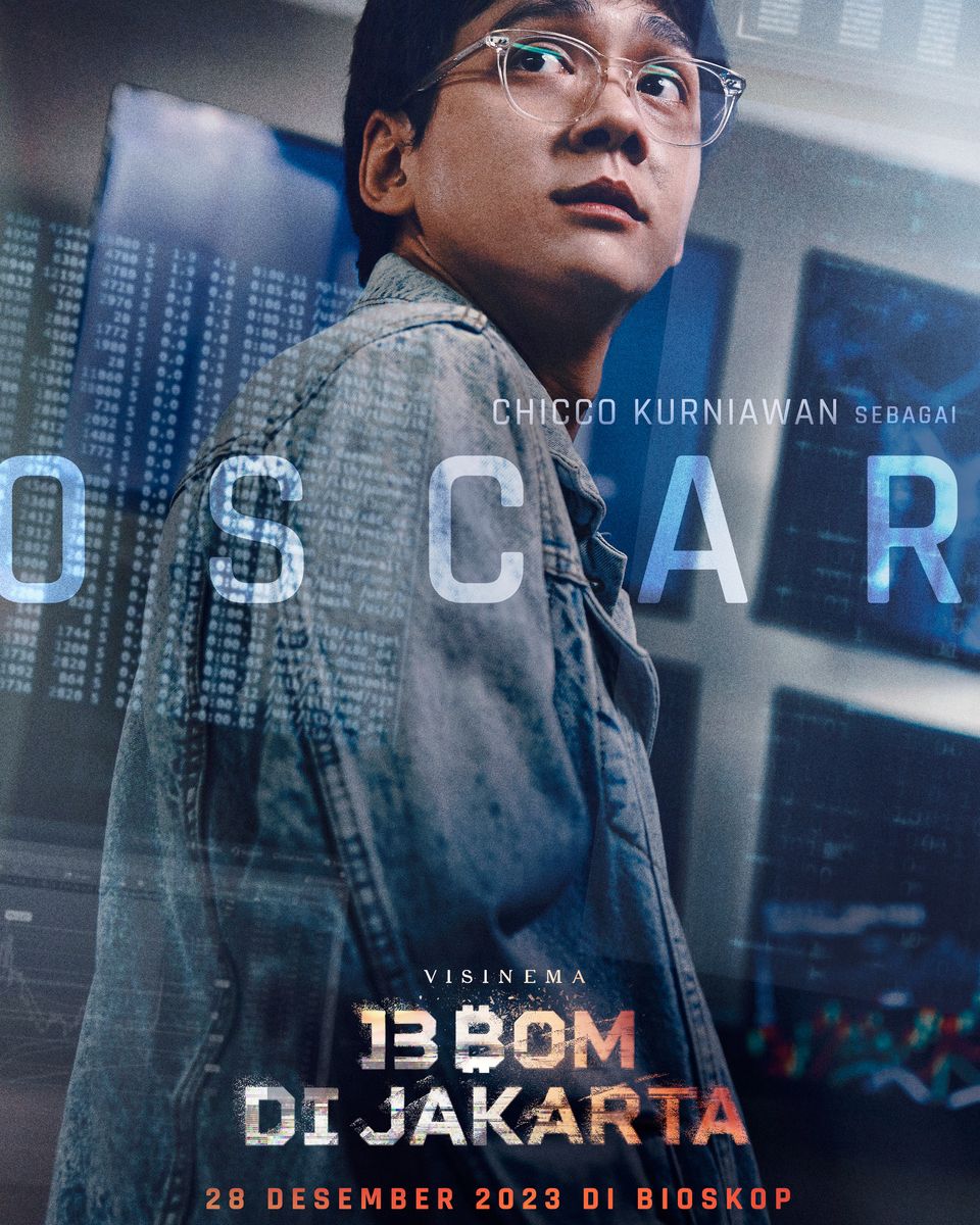Chicco Kurniawan, berperan sebagai Oscar dalam Film 13 Bom di Jakarta