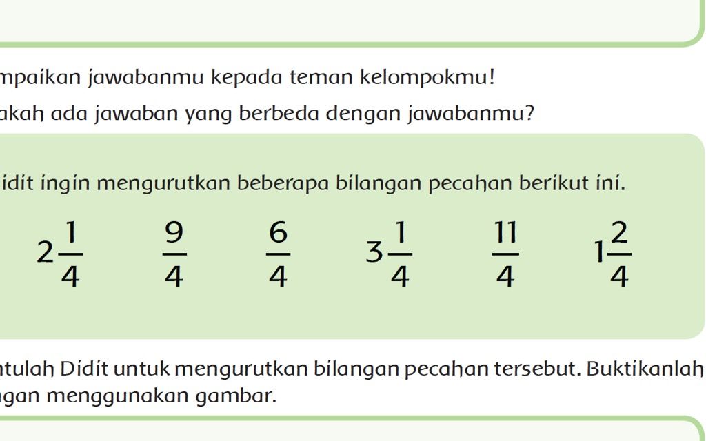 Materi Pelajaran Kelas 4 Sd Matematika