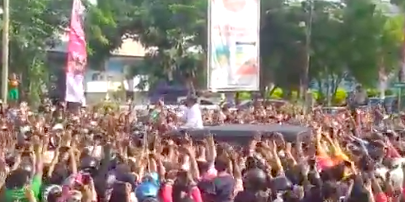 Viral Video Jokowi Timbulkan Kerumunan di NTT.
