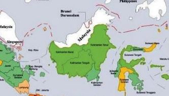 peta kalimantan lengkap
