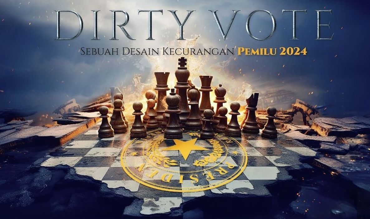 Film Dirty Vote, film yang mencapai 13 juta views dalam dua hari.
